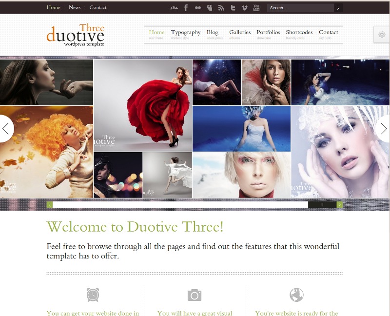 Web para catálogos – Duotive Three