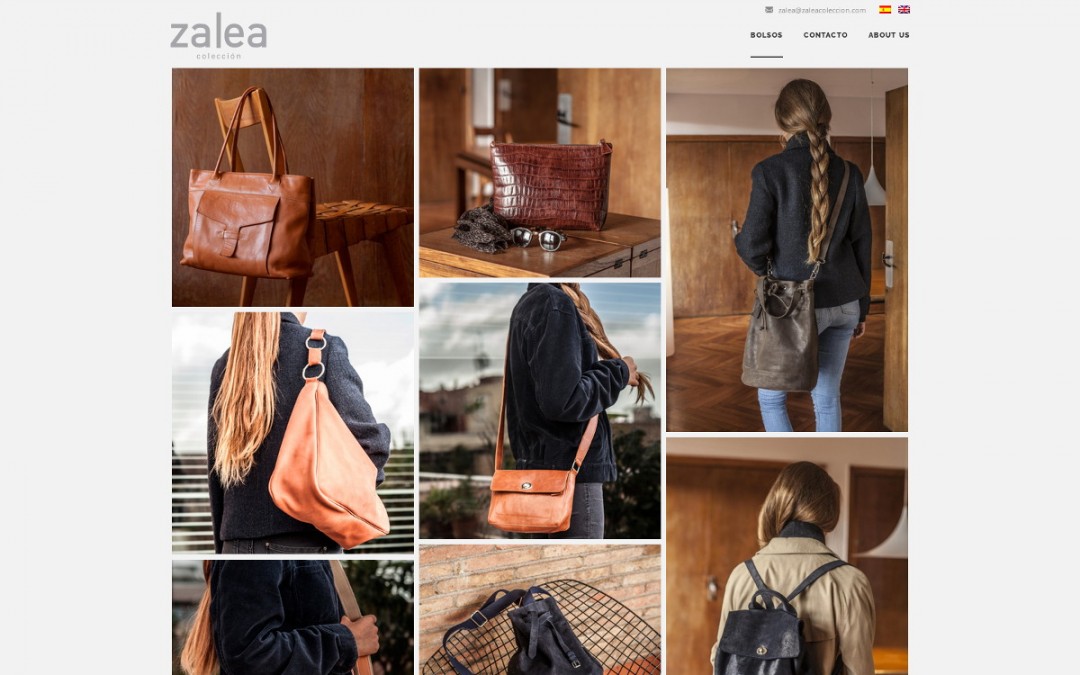 Web de venta online – Zalea